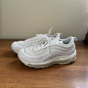 Women’s white Nike 97